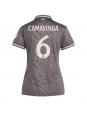 Real Madrid Eduardo Camavinga #6 Ausweichtrikot für Frauen 2024-25 Kurzarm